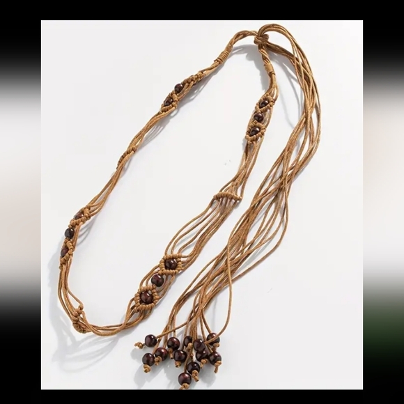 🌞Brown Belt Beaded Boho - Picture 4 of 5